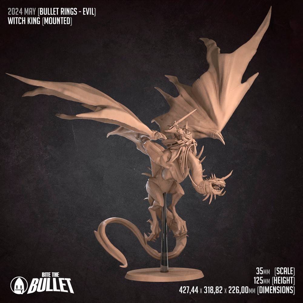 Witch King Mounted - Monster - Bite the Bullet - Dungeons and Dragons