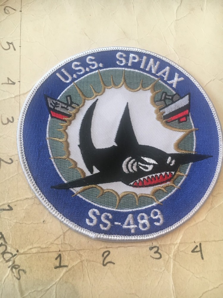 US NAVY USS Spinax SS-489 Submarine Patch 8/8/25