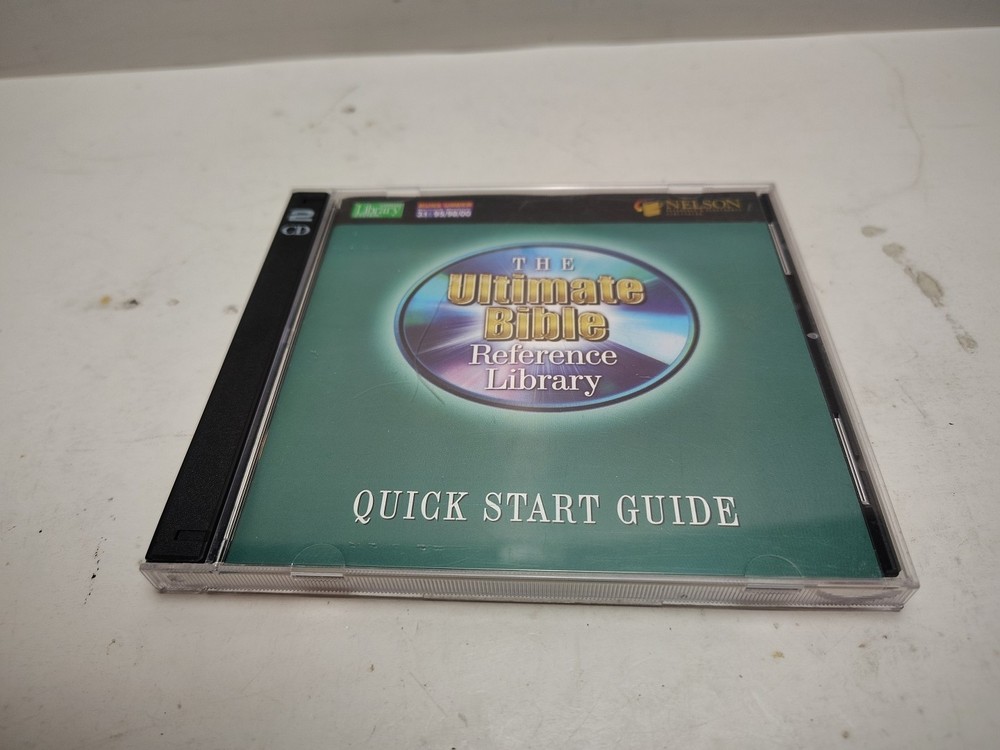 Nelson The Ultimate Bible Reference Library 2-CD PC CD-ROM, 2002)Windows 98/2000