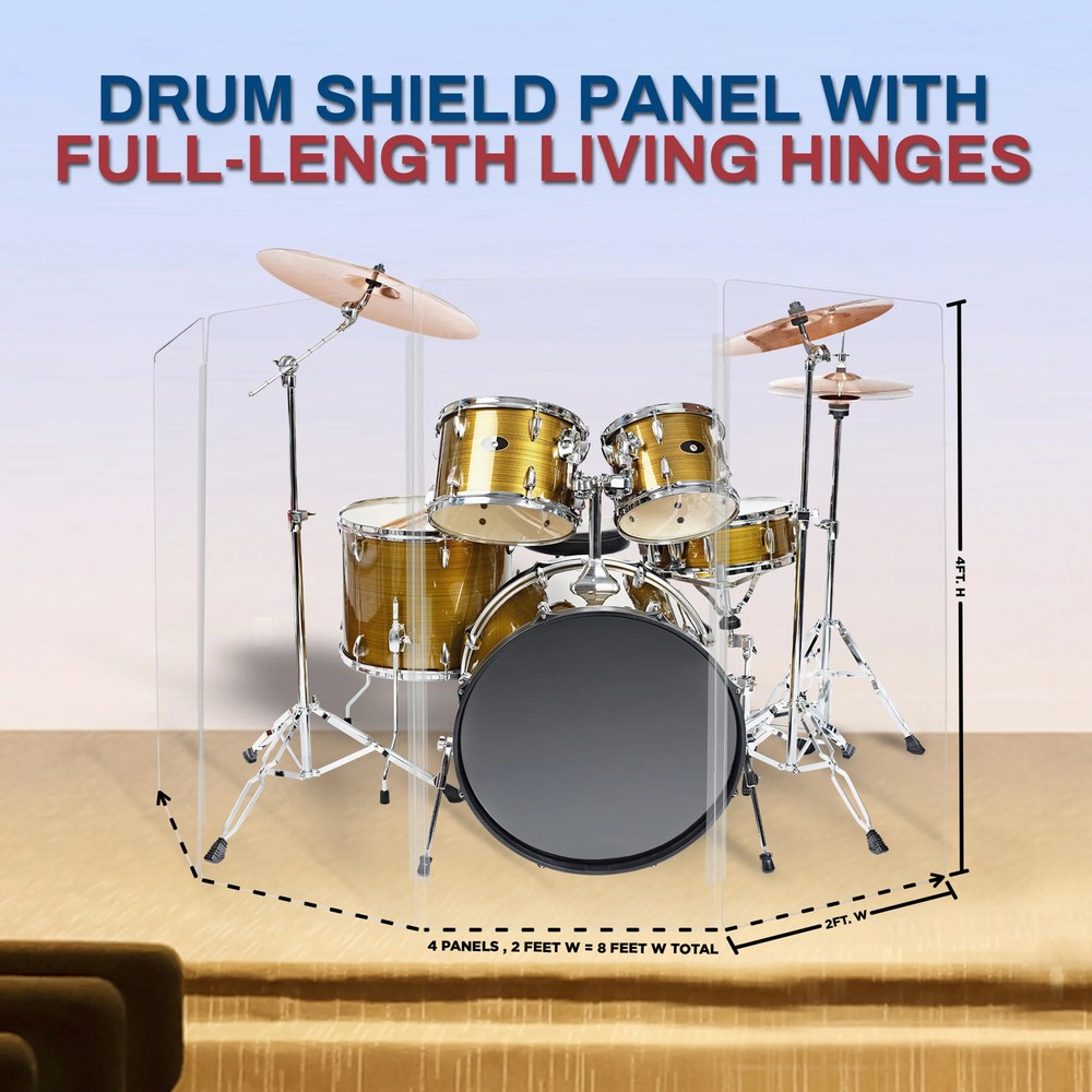 Drum Shield 2 ft. x 4 ft. Panel