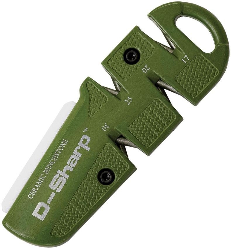 Lansky DSHARP Multi-Angle OD Green D-Sharp Ceramic Benchstone 800 Grit Sharpener