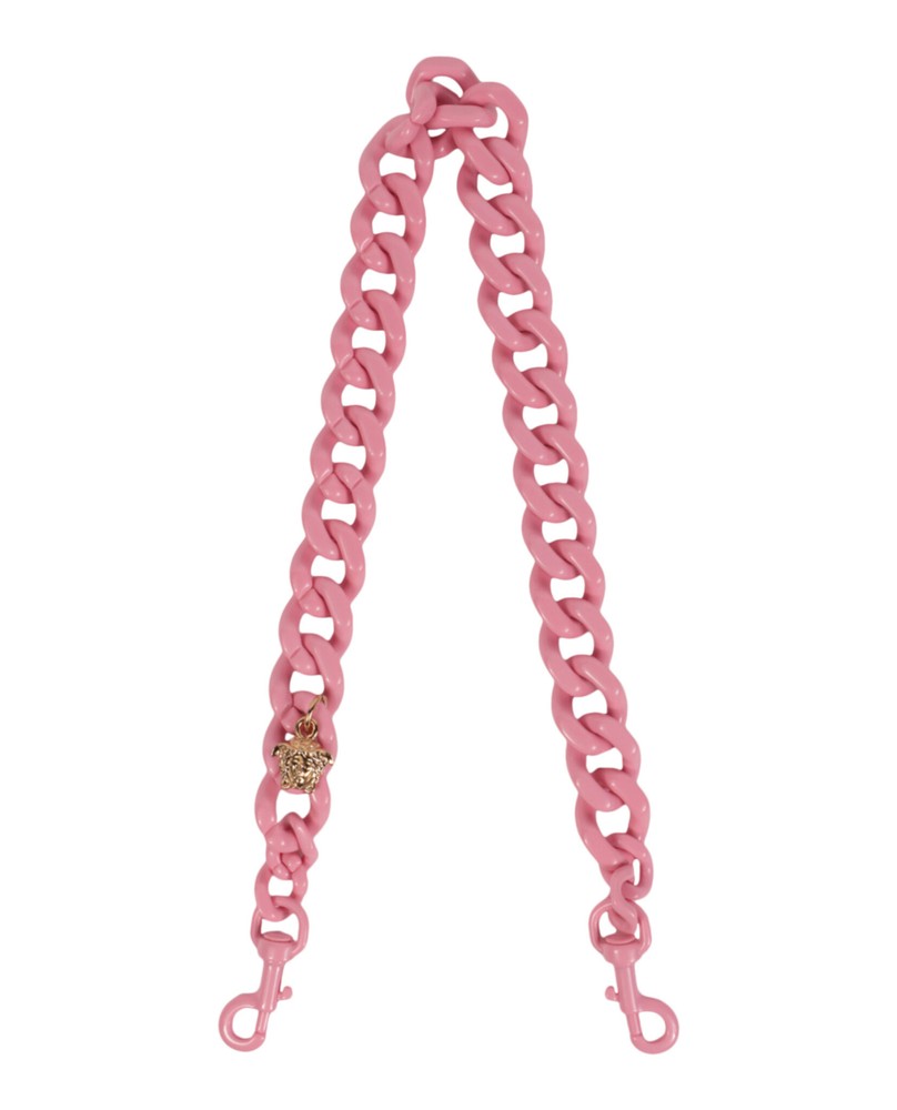 Versace Womens Chain-Link Shoulder Strap