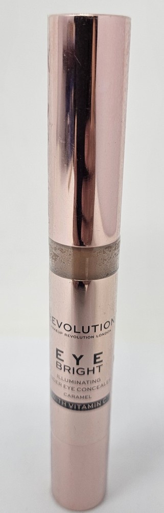 Makeup Revolution Eye Bright Concealer, Buildable Coverage - Caramel