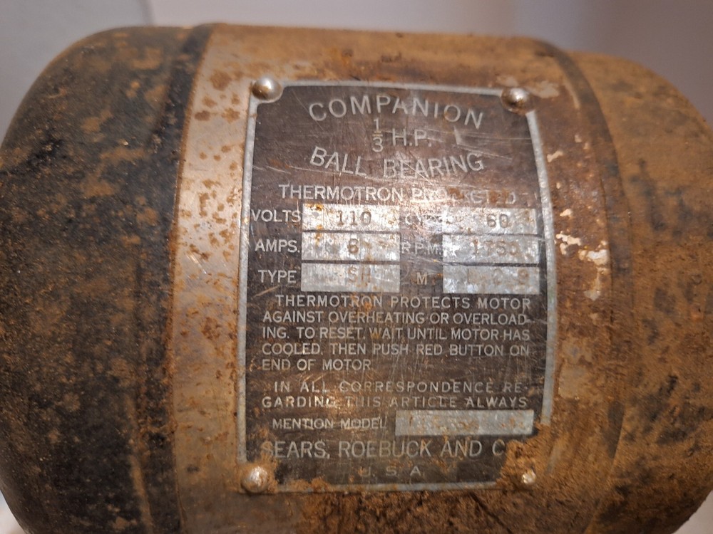 Vintage Craftsman Lathe Model 101.06260