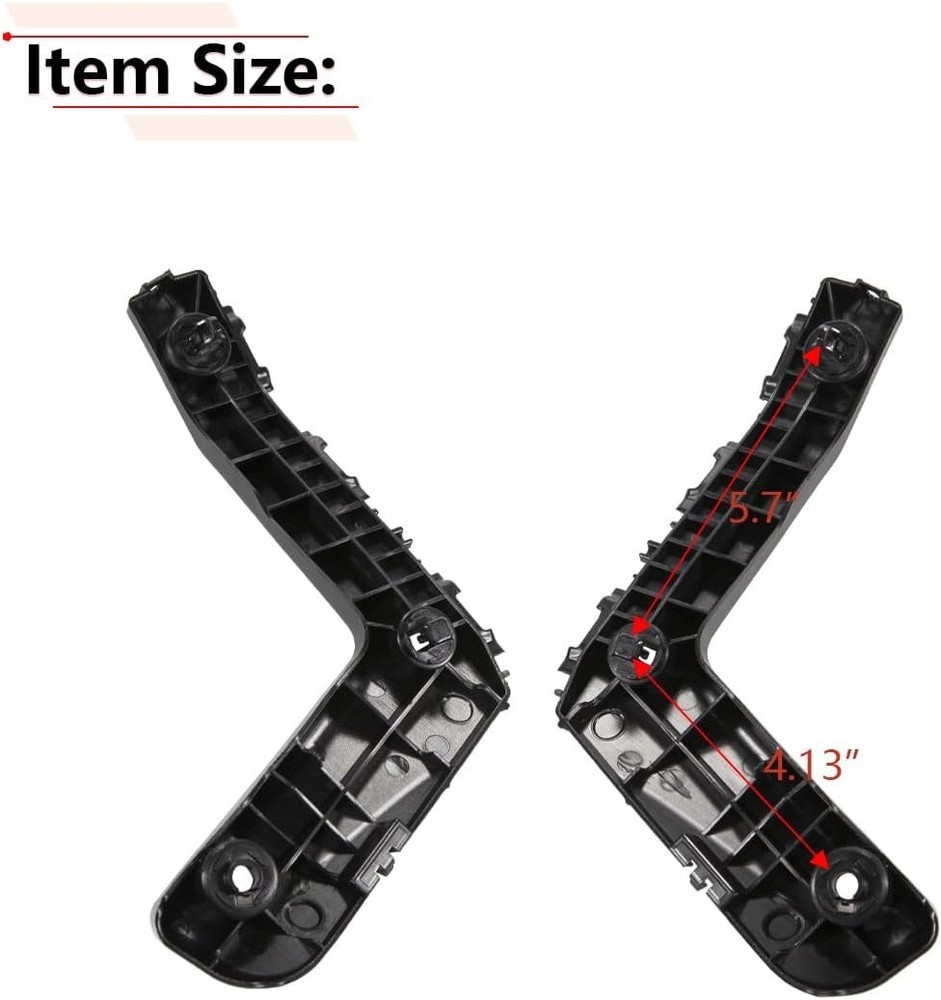 Front Bumper Bracket Compatible with 2014 2015 2016 Year Corolla, for Driver and