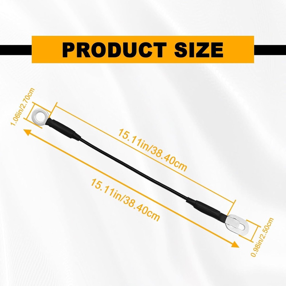 2 Pcs Tailgate Cable Tailgate Lift Support, Compatible with Tailgate Parts,
