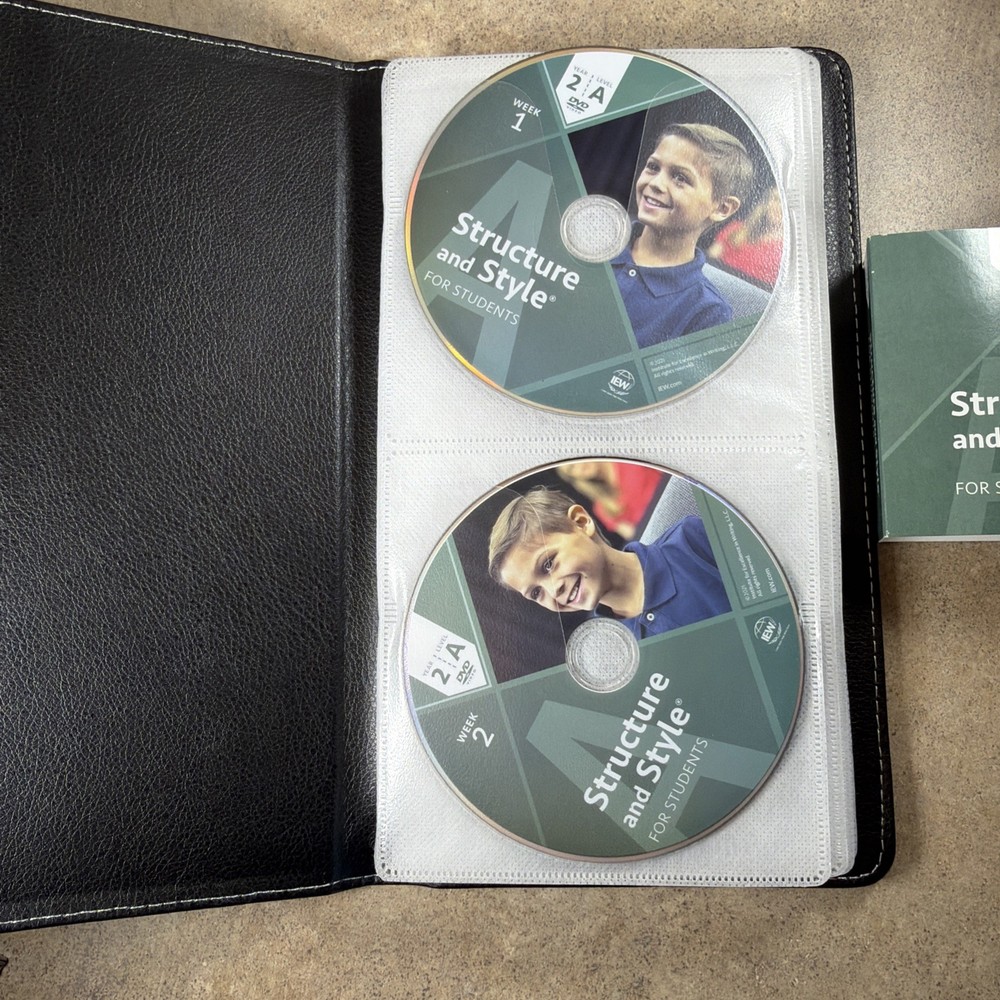 IEW Structure and Style for Students: Year 2 Level A - 24 Week DVD Set