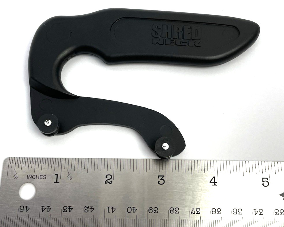 Guitar String Stretcher, Ergonomic Handle with Roller Wheels, Black