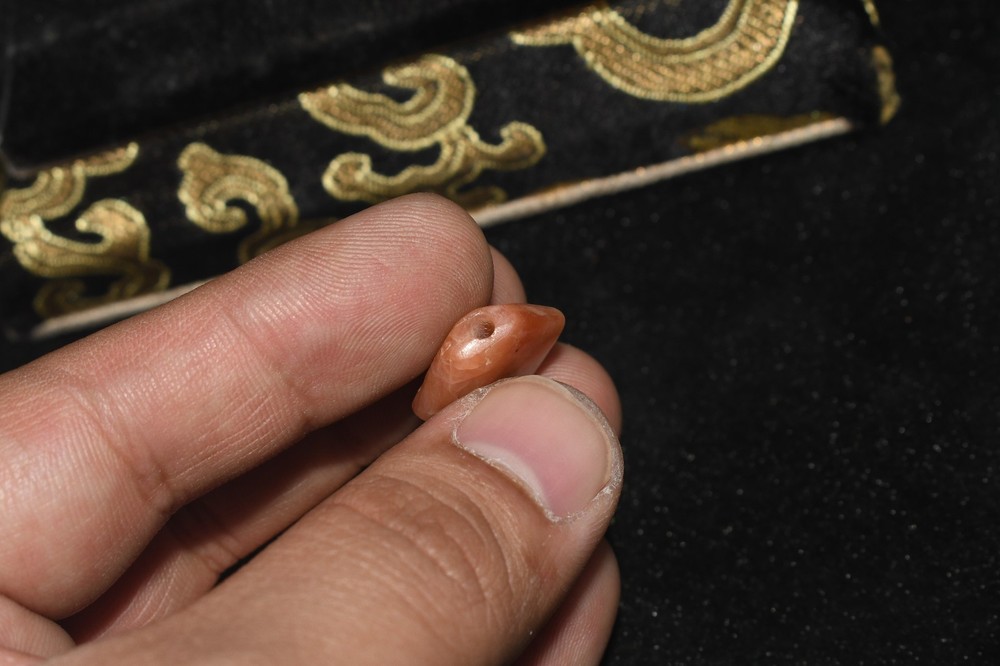 Authentic Ancient Banded Agate Stone Bead in good Condition