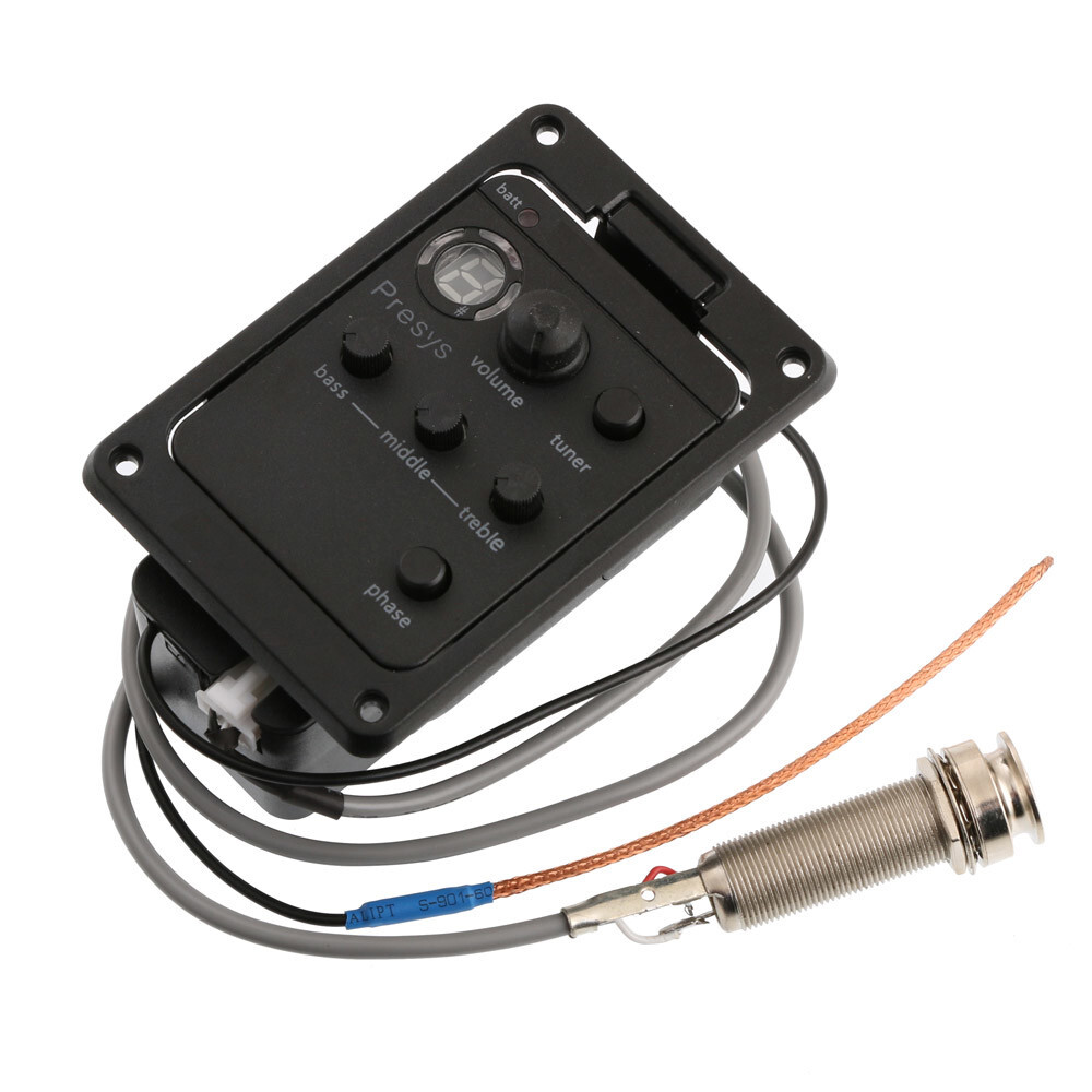 PRESYS/AERO 101 Guitar Preamp EQ Tuner Piezo Pickup Equalizer System