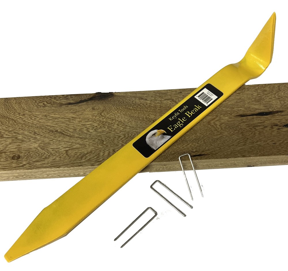 Eagle Beak Hardwood Flooring Staple Puller Tool Siding Puller for 16, 18 gage...