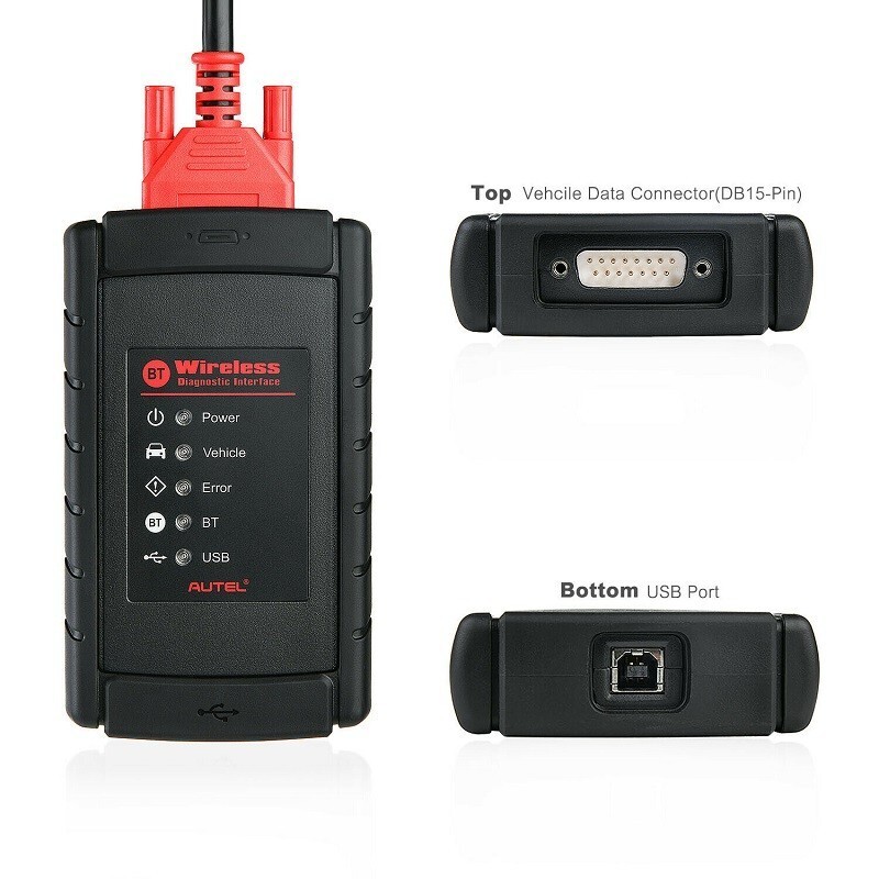 A.U.T.E.l VCI Wireless Diagnostic InterfaceMaxiSys Pro MS908S Mini MS905
