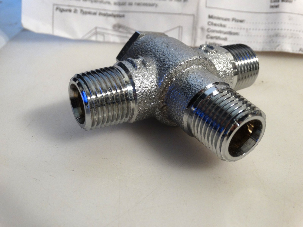 Powers E480-01 Mixing Valve, 1/2" NPT Chrome HydroGuard