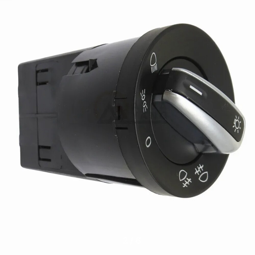 Auto Headlight Switch Chrome w/Light Sensor Module For VW Golf Mk4 Passat Polo☀️