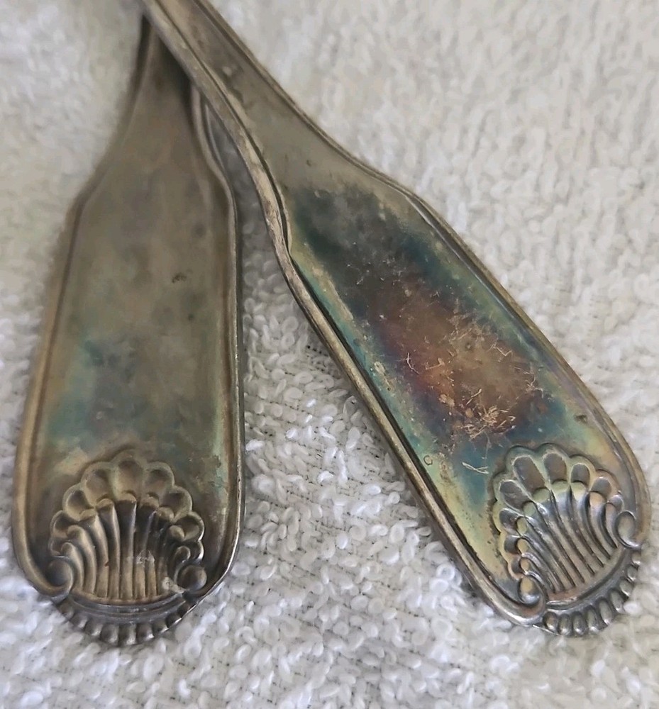 Oneida Community Silverplate SILVER SHELL 2 Piece Hostess Serving Set
