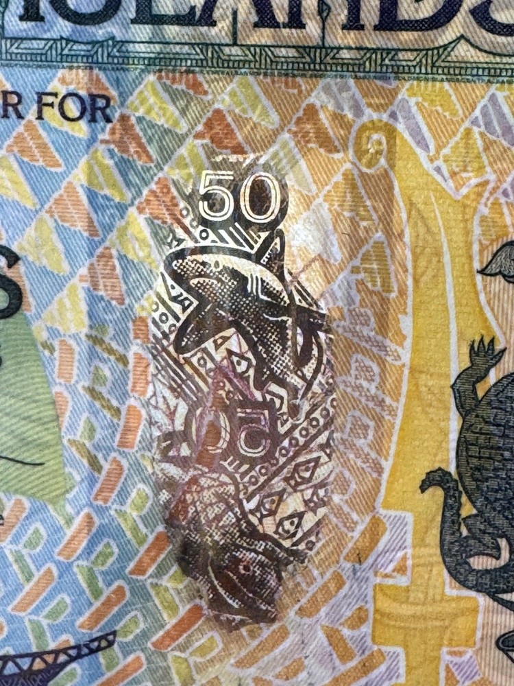 2013 Solomon Island $ 50 Banknote P# 35