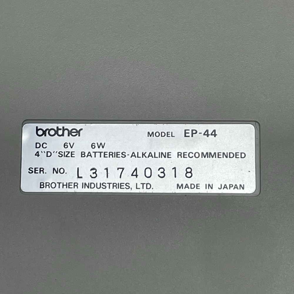 Brother EP-44 Electronic Printer Typewriter Adapter TESTED~FLAW PLZ READ~