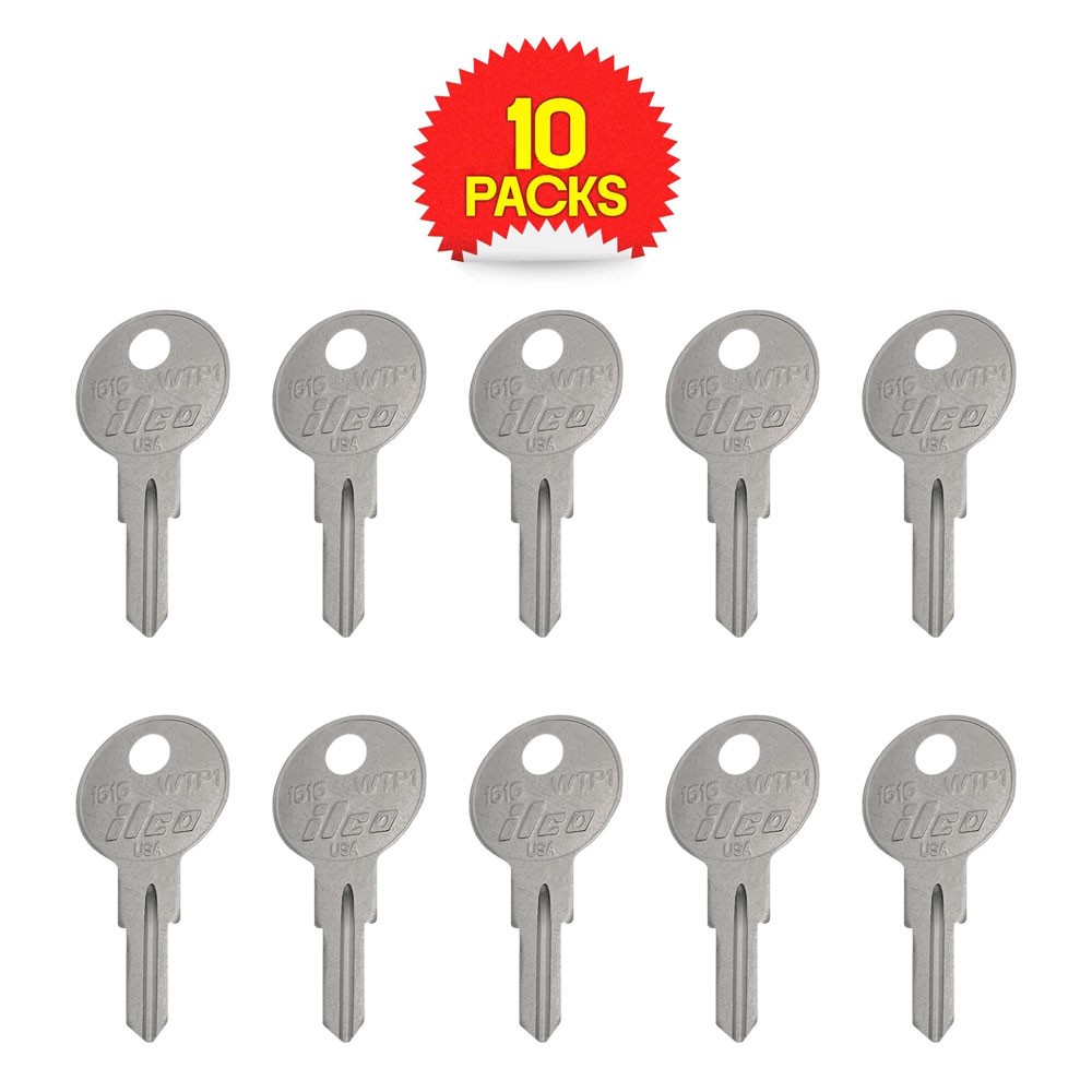 WTP1 / 1616 Key Blank Nickel