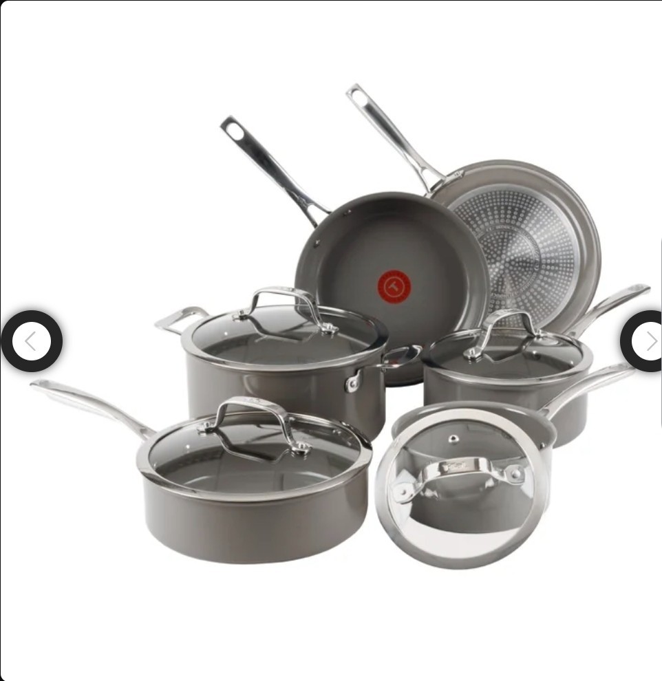 T-Fal 10 pc ceramic excellence reserve