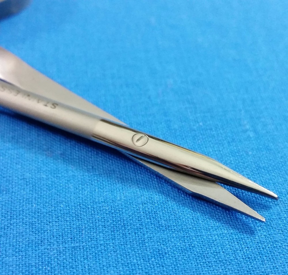 O.R GRADE RIBBON TYPE HANDLE STEVENS TENOTOMY MICRO SURGERY SCISSORS 4" STRAIGHT