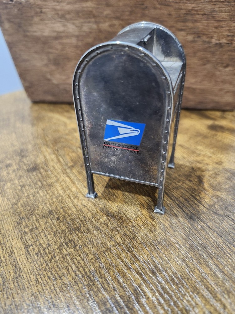 Vintage Godinger Silver Stamp Roll Dispenser Post Office Box