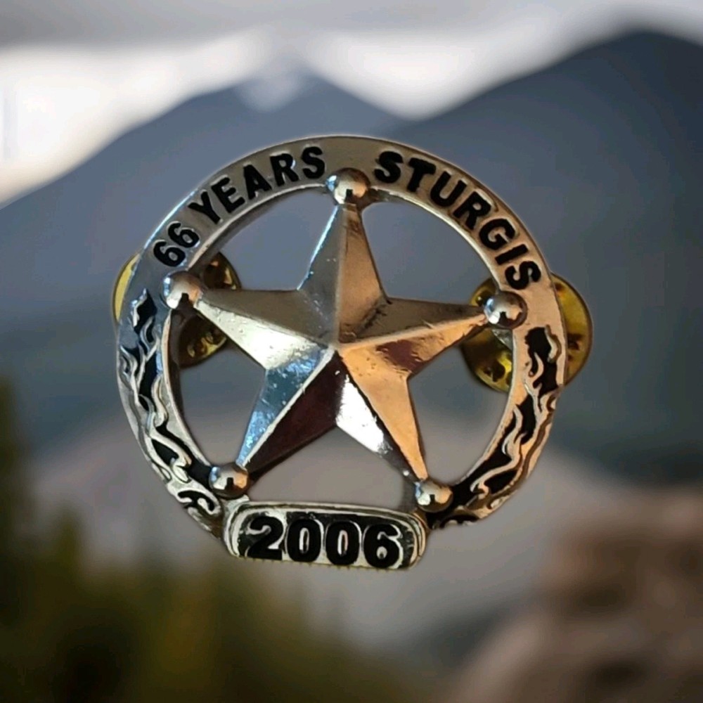 66 Years Sturgis 2006 Jacket Pin D3