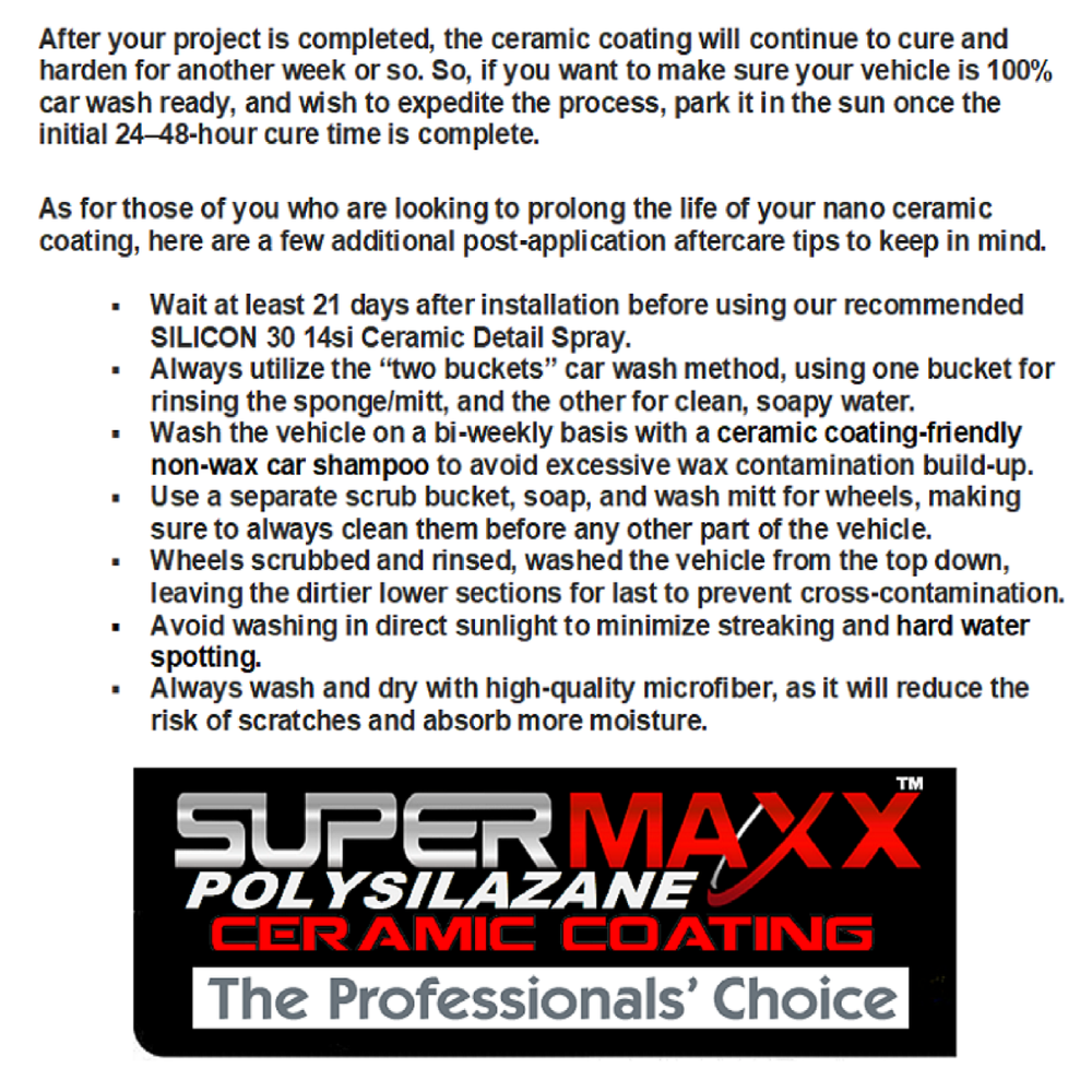CERAMIC CAR COATING "TRICURE TECHNOLOGY" 5 - YEAR SCRATCH RESISTANT PROTECTION