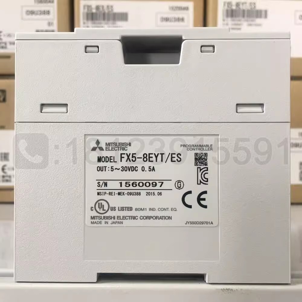 1pcs Mitsubishi PLC FX5 Extension Module FX5-8EYT/ES