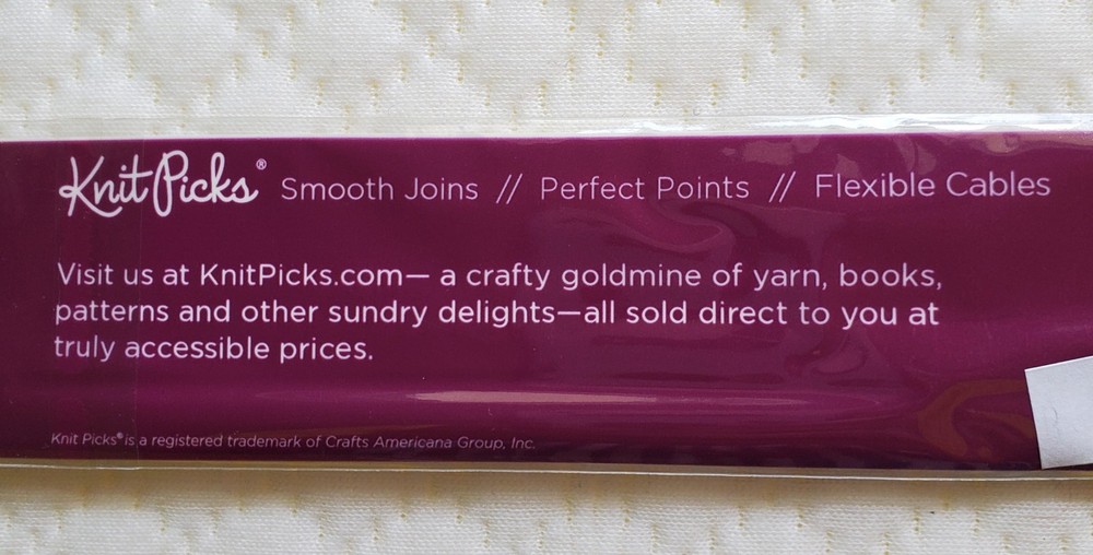 Knit Picks Crochet Hook Caspian Wood