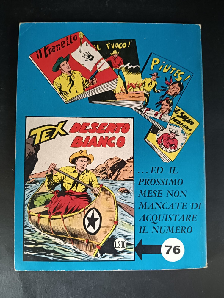 TEX comic book first edition n 75 (03 e) lire 200