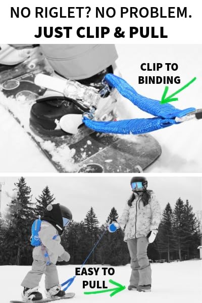 Red Safety Harness for Kids Versatile Ski Snowboard Training System with Leash