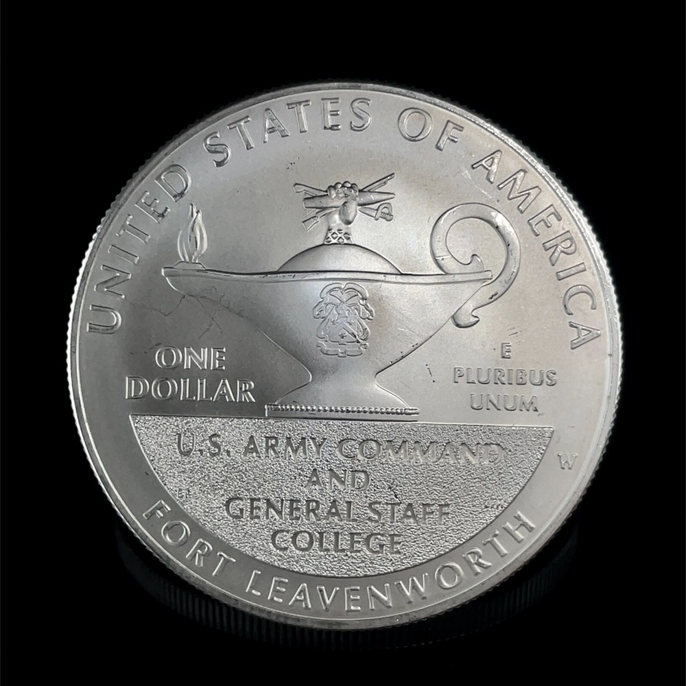 2013 W 5 Star General Silver Dollar Eisenhower-Marshall Commemorative BU/UNC