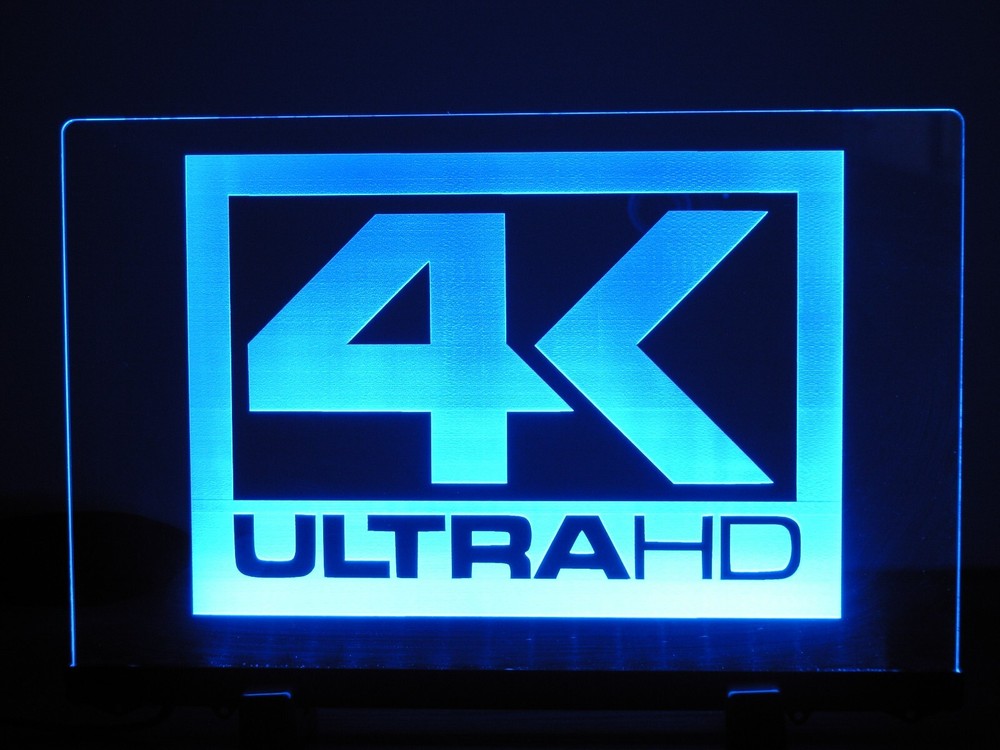4K  ULTRA ETCHED LED ACRLYIC SIGN