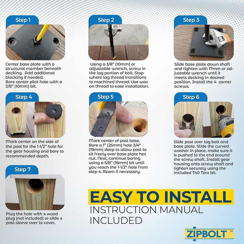 XT Newel Post Anchor for 4x4 Posts - Durable Surface Mount Solution