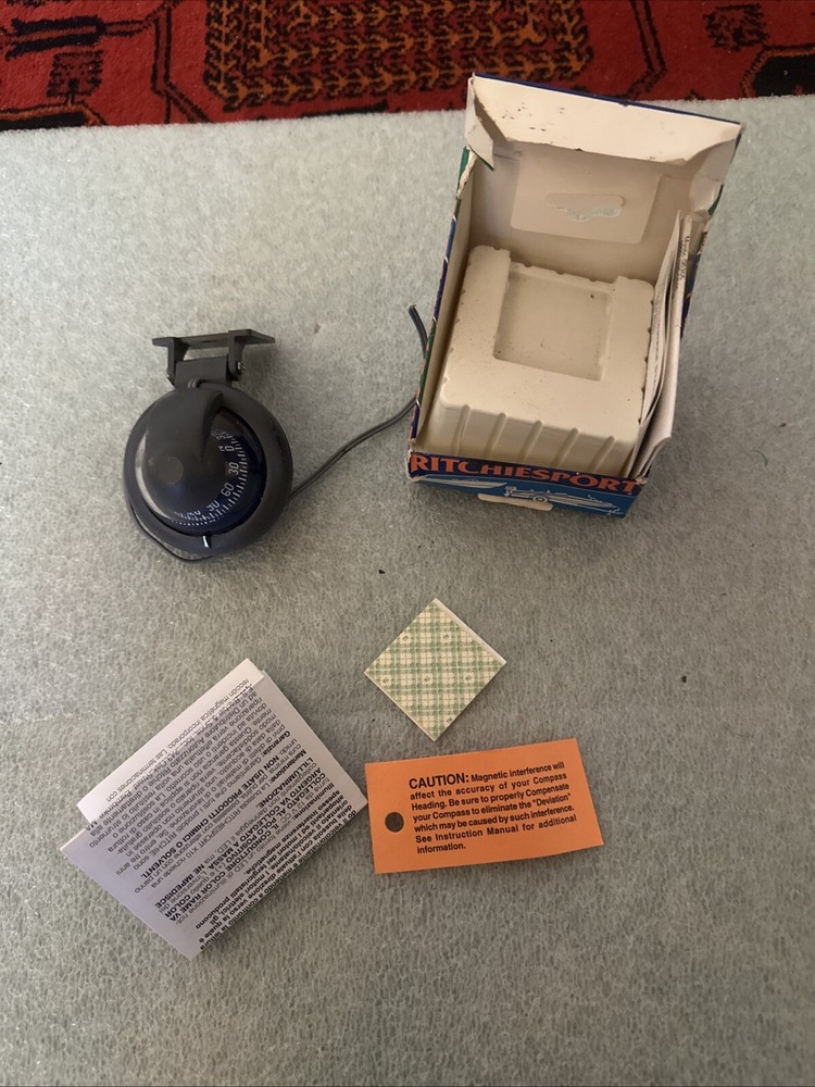 Ritchie Navigation Compass X10M, Marine 2" Dial, Grey Lighted