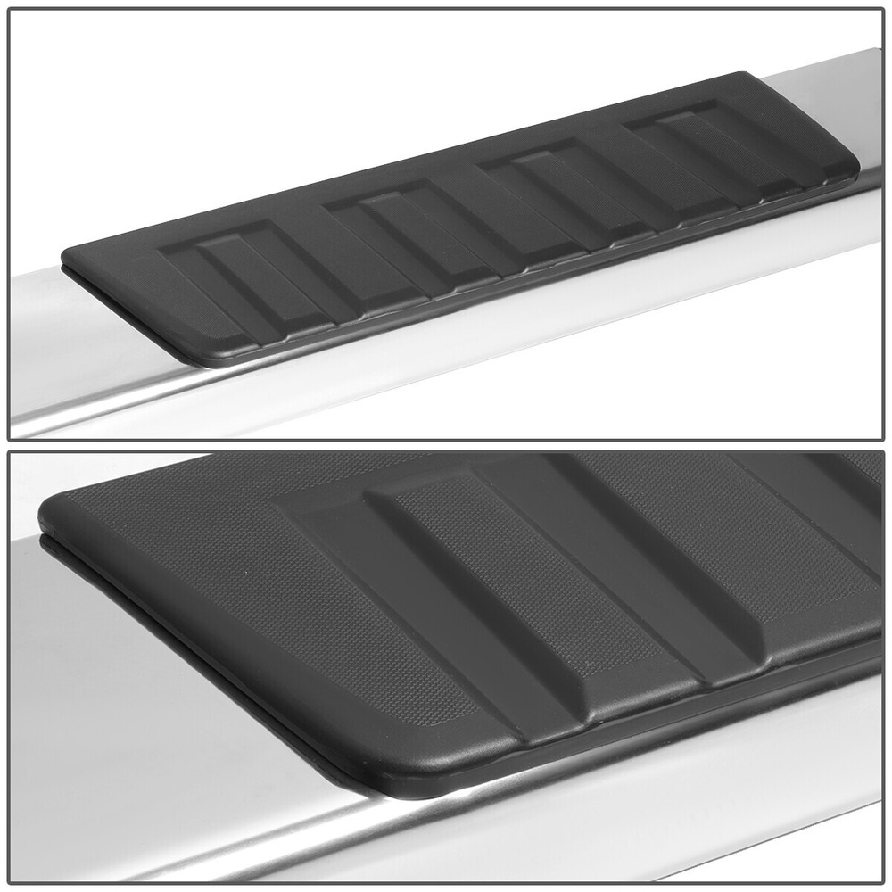 FOR 07-19 SILVERADO SIERRA CREW CAB CHROME 6" SIDE STEP NERF BAR RUNNING BOARD