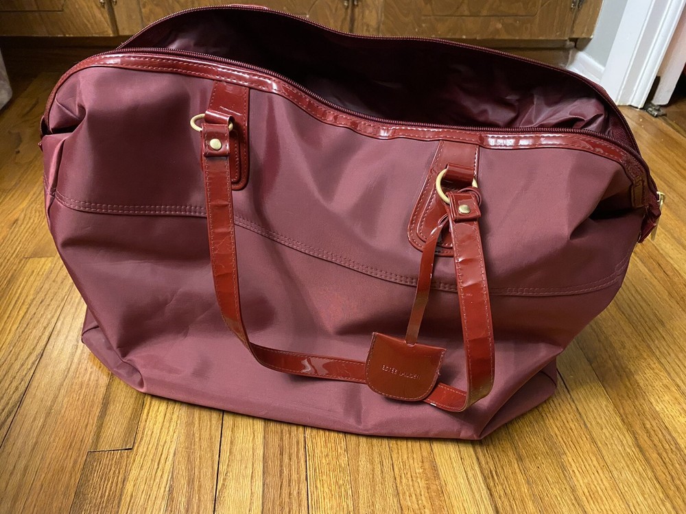 Estée Lauder Maroon Red Zip Up Tote Bag
