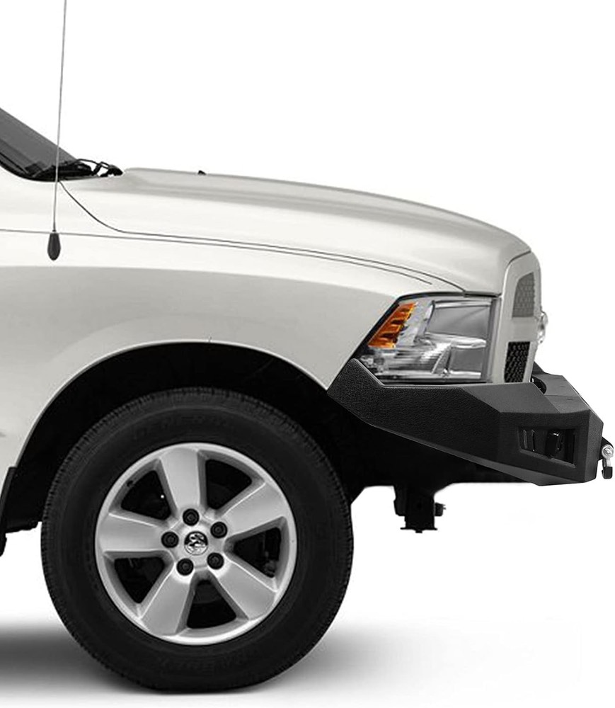 Front Bumper for Ram 1500 2009-2012 Solid Steel with D-rings LED Light