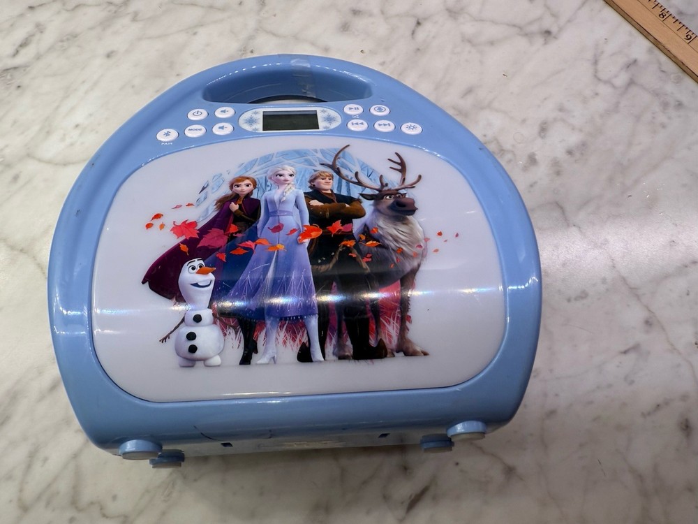 Disney Frozen II Bluetooth Karaoke Machine LED Lights Missing Microphone
