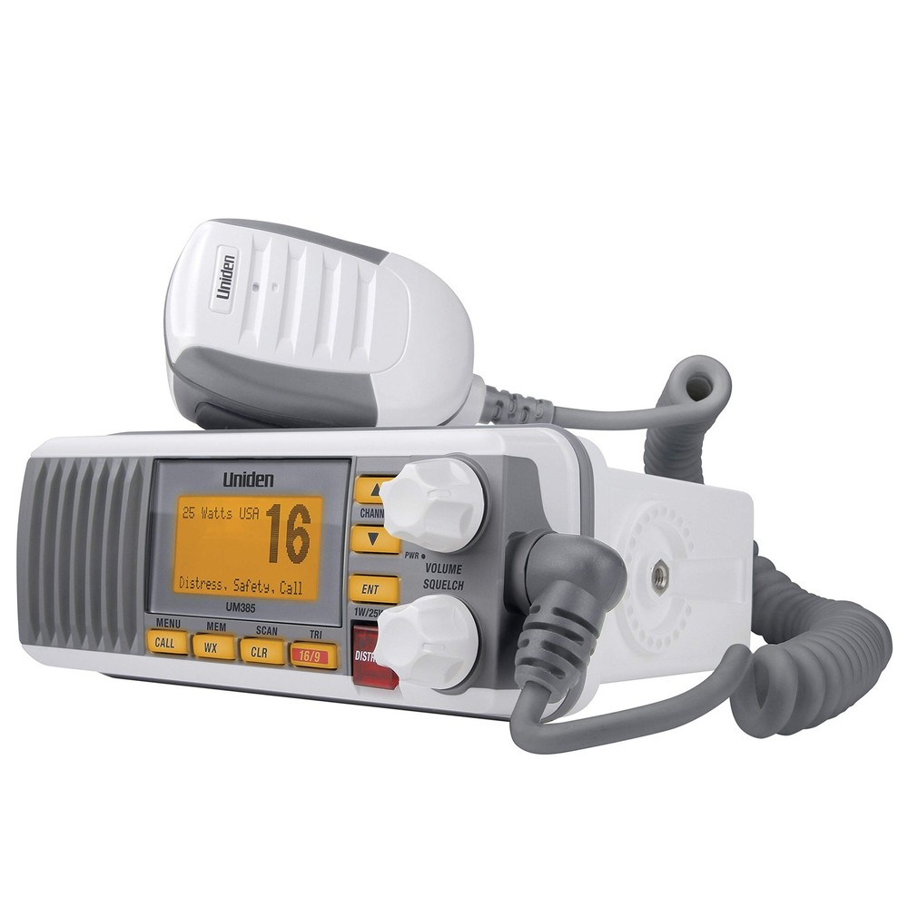UNIDEN UM385 FIXED MOUNT VHF RADIO WHITE