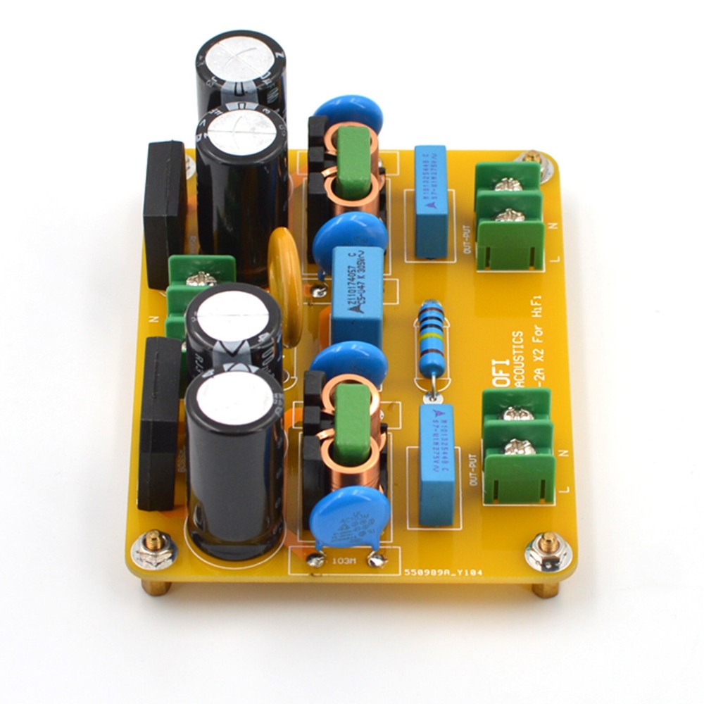 1pc HiFi AC Power Line Dual EMI Filter Module 440W Version Kit DIY