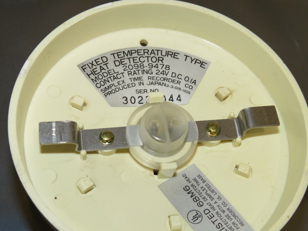 SIMPLEX 2098-9478 FIXED HEAT DETECTOR