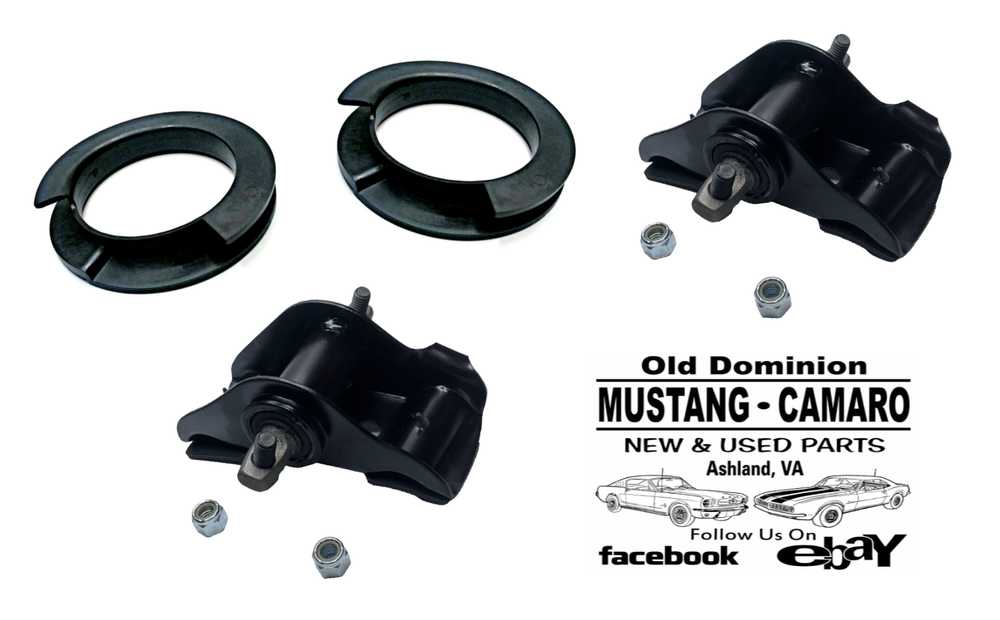 1965-1973 Mustang Upper Control Arm Coil Spring Saddle Perch and Insulator Kit