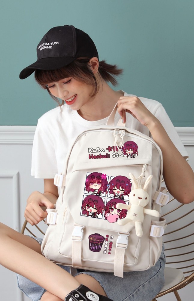 Backpack Honkai: Star Rail Silver Wolf Student Harajuku Cosplay Shoulder Gift #7
