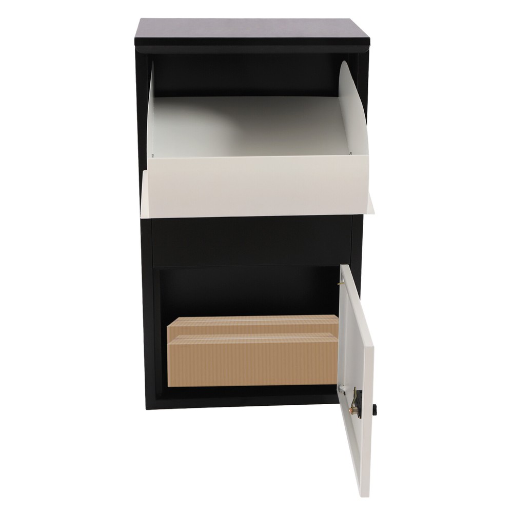Parcel Post Drop Box Large Steel Outdoor Lockable Letter Mail Letter Package