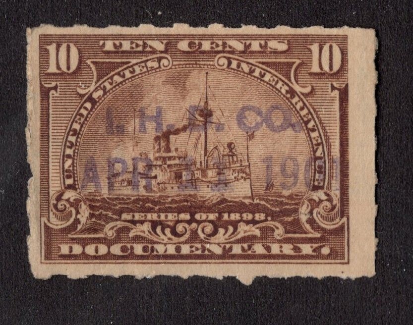 U.S. - R168 - I.M.D. Co - April 11 1901 cancel
