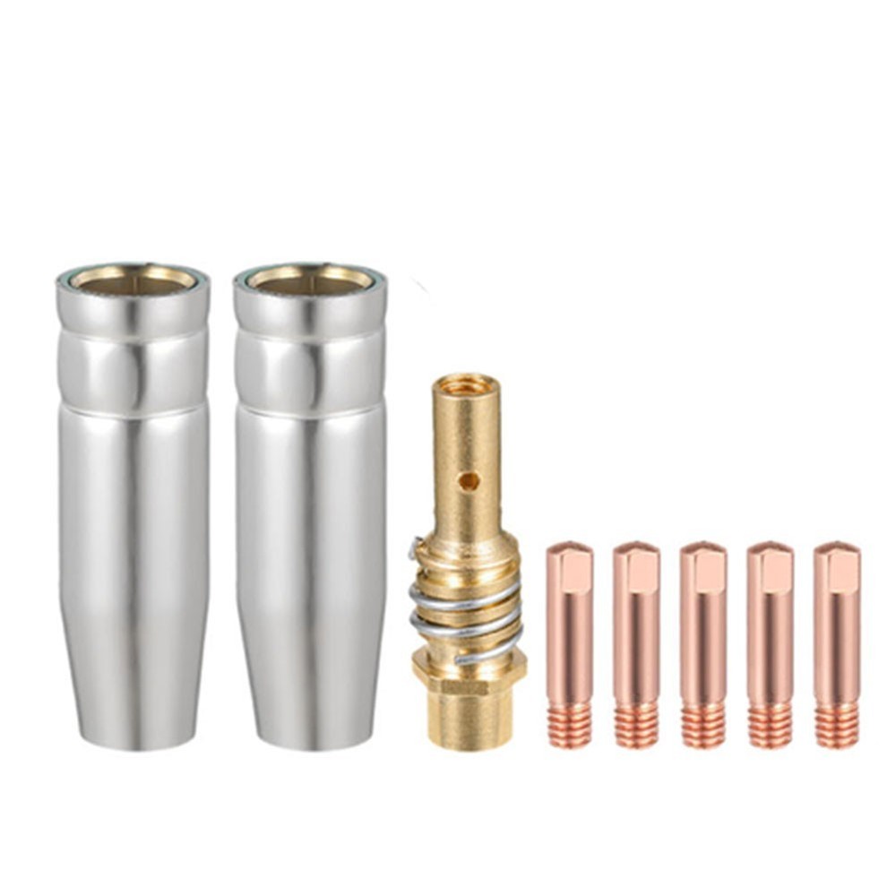 8PCS for MIG Welder Accessory Kit For 15AK with M6 Gas Diffuser and Tips