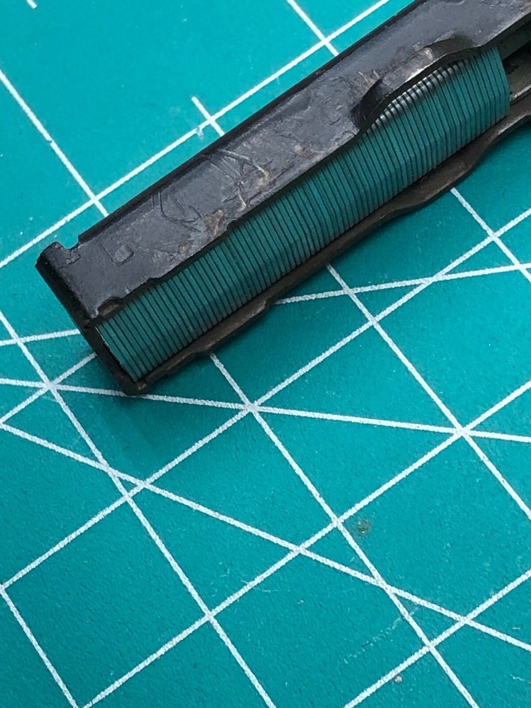 Vintage Bostitch Black Metal Stapler Small Locking Desktop