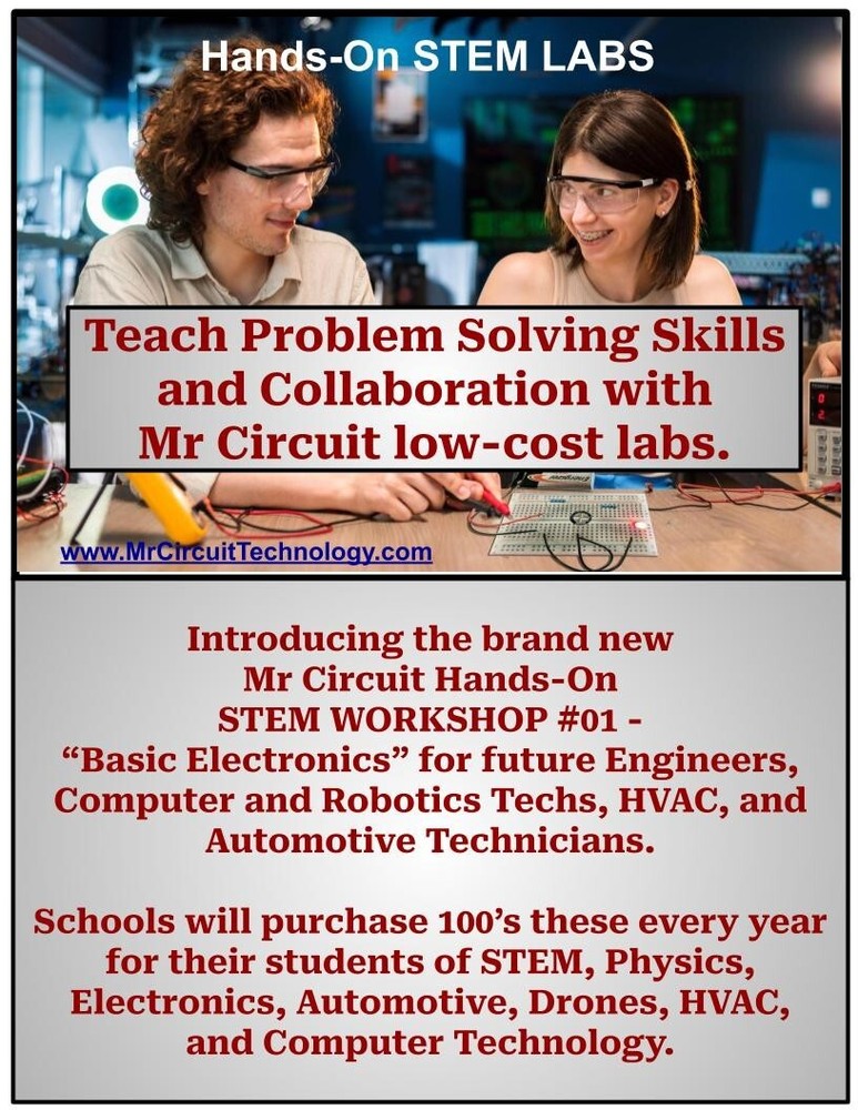 MC1-WS-01 Mr Circuit Basic Electronics Learning Workshop