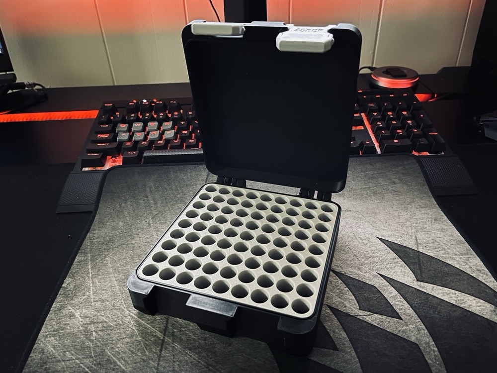 .45 ACP Caliber Ammo Storage Container 81 Rounds 3D Printed